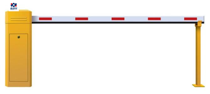 直桿道閘帶帽款